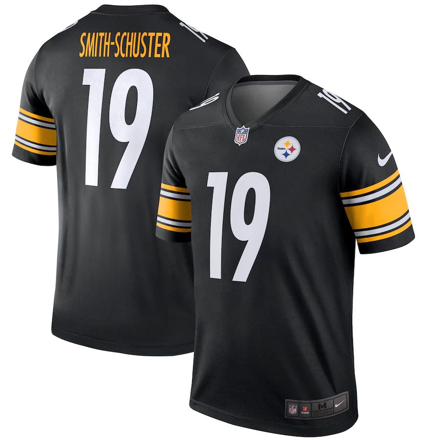 Men Pittsburgh Steelers #19 JuJu Smith-Schuster Nike Black Legend NFL Jersey
